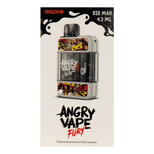 POD-система Brusko Angry Vape Fury 650 Mah Белый в Луганске