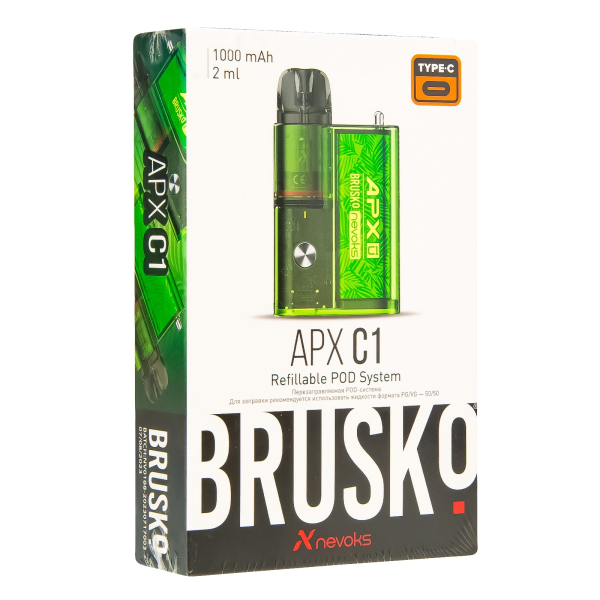 POD-система Brusko Apx C1 Зелёный Папоротник в Луганске