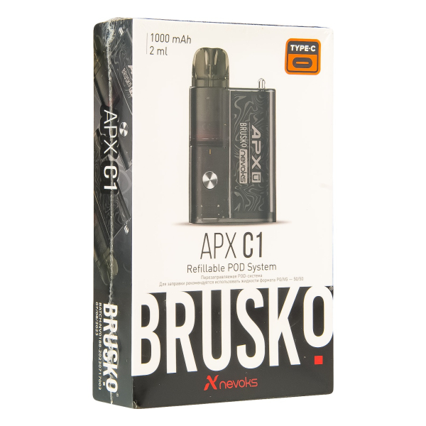 POD-система Brusko Apx C1 Чёрный Шёлк в Луганске