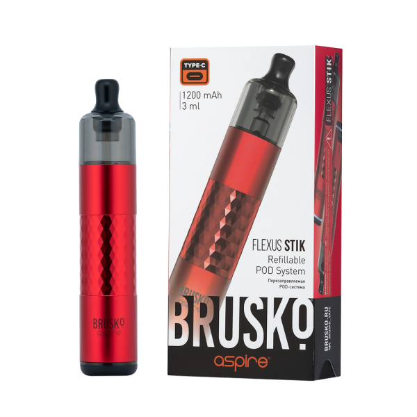 POD-система Brusko Flexus Stik Красный в Луганске