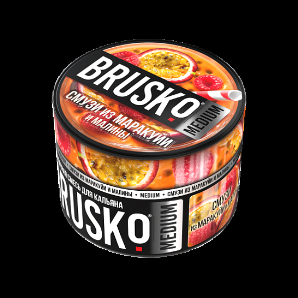 Бестабачная смесь Brusko Смузи Из Маракуйи И Малины Medium 50 грамм в Луганске