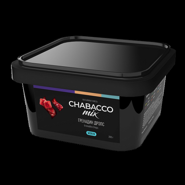 Бестабачная смесь Chabacco Mix Grenadine Drops Гренадин Дропс  Medium 200 грамм в Луганске