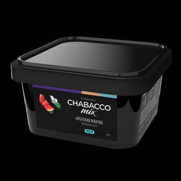 Бестабачная смесь Chabacco Mix Watermelon Gum Арбузная Жвачка  Medium 200 грамм в Луганске