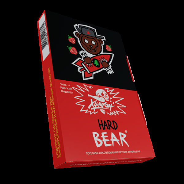 Табак Хулиган Hard Bear Клубника С Елкой 25 грамм в Луганске