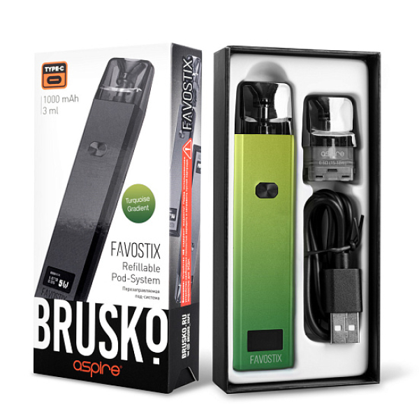 POD-система Brusko Favostix      Зеленый Градиент в Луганске