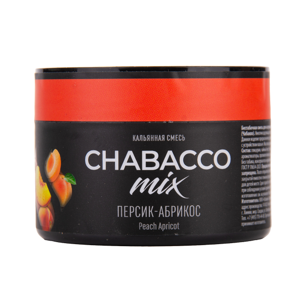 Бестабачная смесь Chabacco Mix Medium Peach Apricot 40 грамм в Луганске