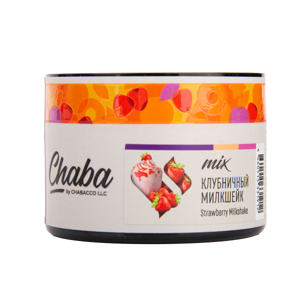 Бестабачная смесь Chaba Mix Strawberry Milkshake Nicotine Free 50 грамм в Луганске