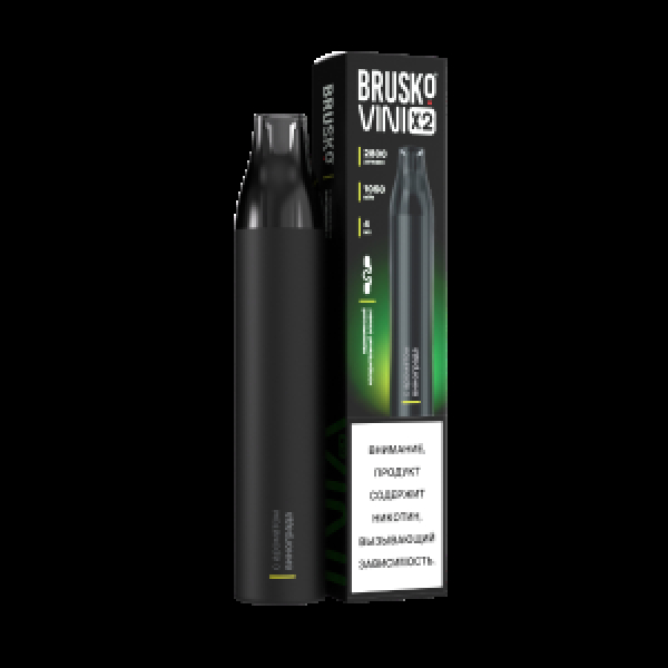 Электронка Brusko Vini X2 Грейпфрут 2800 затяжек в Луганске