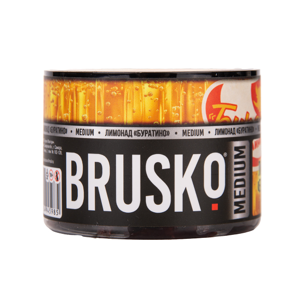 Бестабачная смесь Brusko Zero Лимонад  Буратино 50 грамм в Луганске