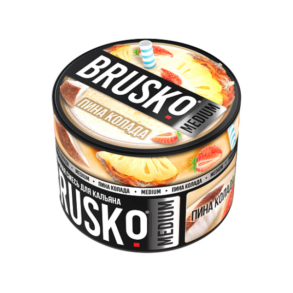 Бестабачная смесь Brusko Zero Пина Колада 50 грамм в Луганске