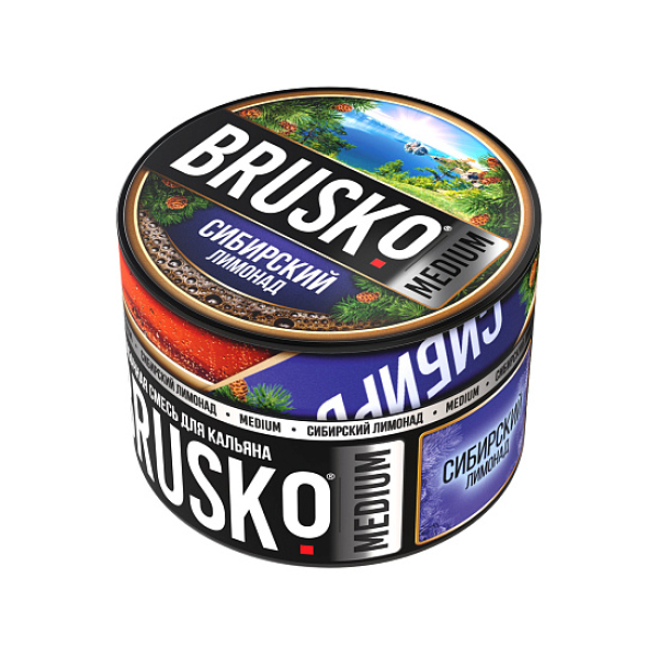 Бестабачная смесь Brusko Zero Сибирский Лимонад 50 грамм в Луганске