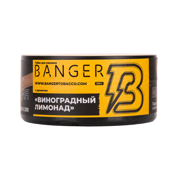 Табак Banger Grape Lemonade 100 грамм в Луганске
