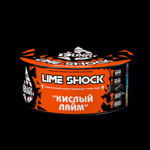 Табак BlackBurn Lime Shock 100 грамм в Луганске