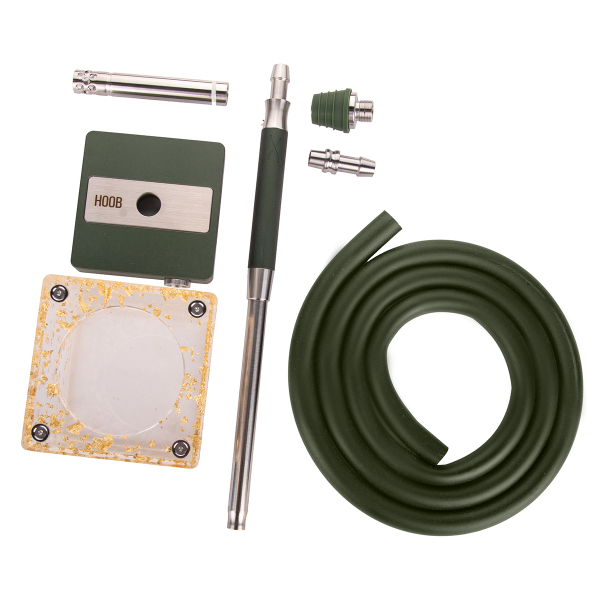 Кальян Hoob Subatom British Racing Green X Ss | Cube Mini Gold в Луганске