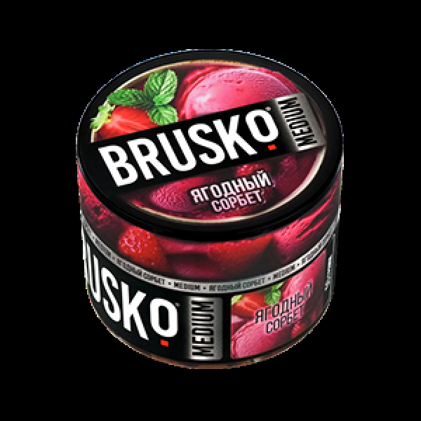 Бестабачная смесь Brusko Ягодный Сорбет 50 грамм в Луганске