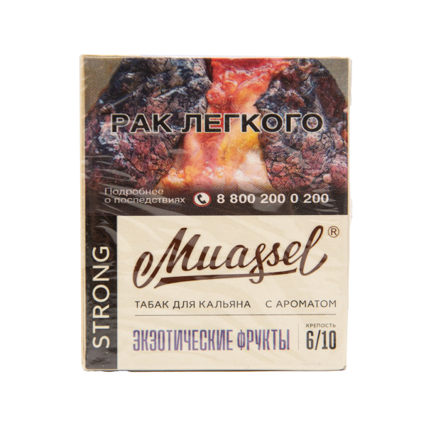 Табак Muassel Strong  Экзотические Фрукты 40 грамм в Луганске