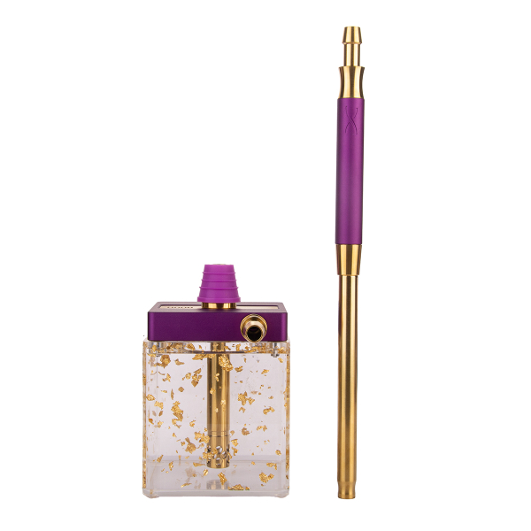 Кальян Hoob Subatom Royal Purple X Gold | Cube Mini Gold в Луганске