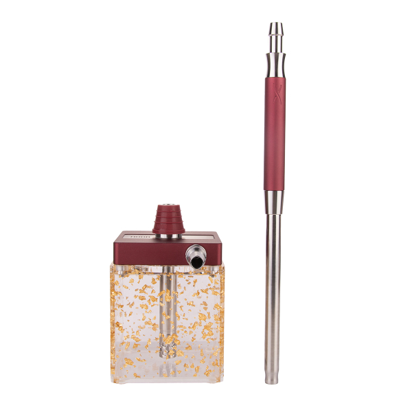 Кальян Hoob Subatom Wine Red X Ss | Cube Mini Gold в Луганске