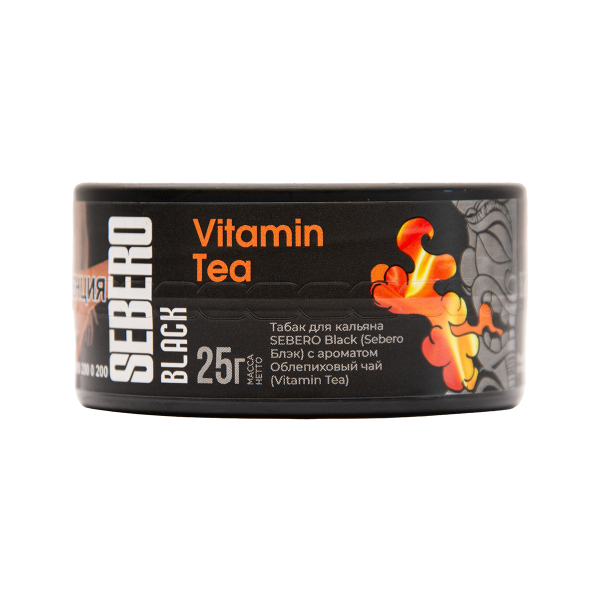 Табак Sebero Black Black Vitamin Tea 25 грамм в Луганске