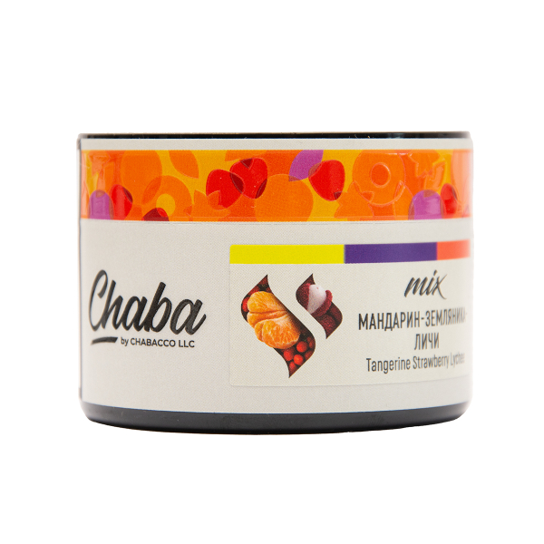 Безникотиновая смесь Chaba Mix Tangerine Strawberry Lychee Nicotine Free 40 грамм в Луганске