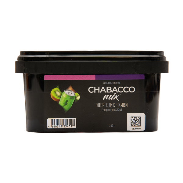 Бестабачная смесь Chabacco Mix Medium Energy Drink & Kiwi 200 грамм в Луганске