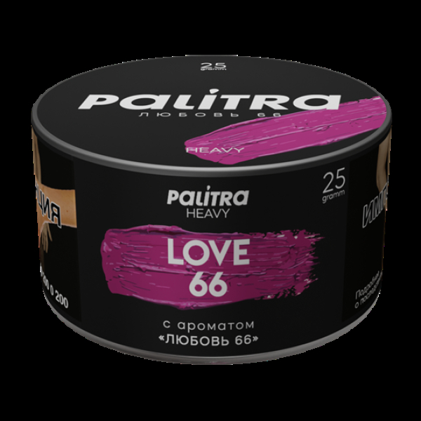 Табак Palitra Heavy Любовь 66 Love 66 25 грамм в Луганске