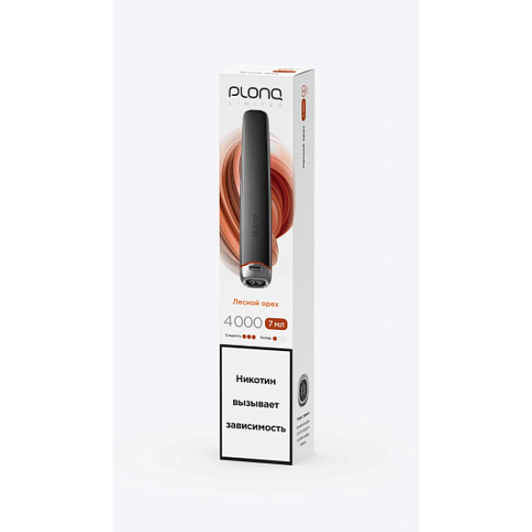Электронка Plonq Plus Pro Black Лесной Орех 4000 затяжек в Луганске