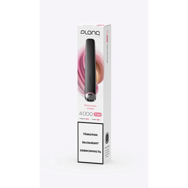 Электронка Plonq Plus Pro Black Японская Слива 4000 затяжек в Луганске